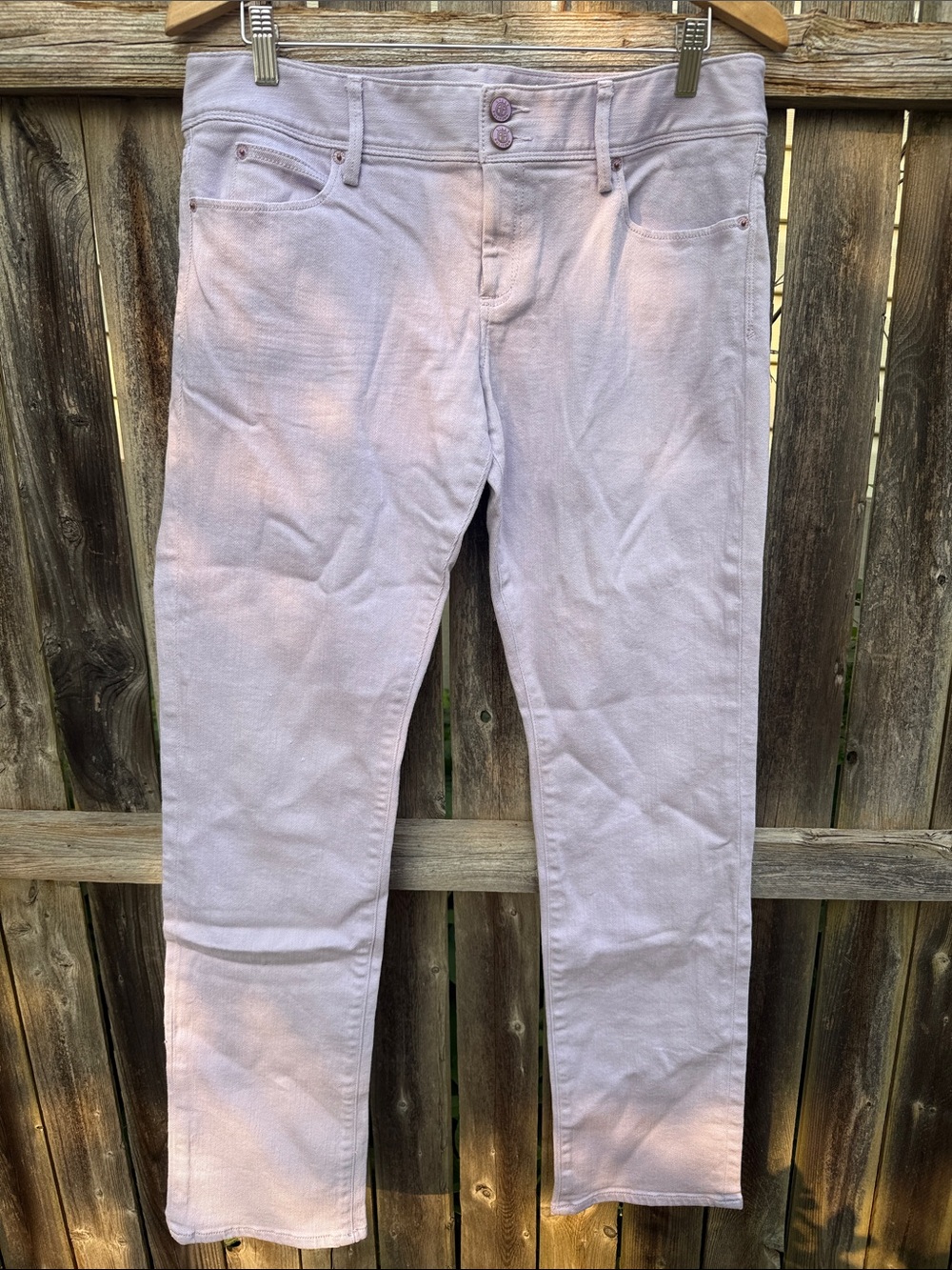 Lilly Pulitzer Worth Straight Jeans Lavender Purple